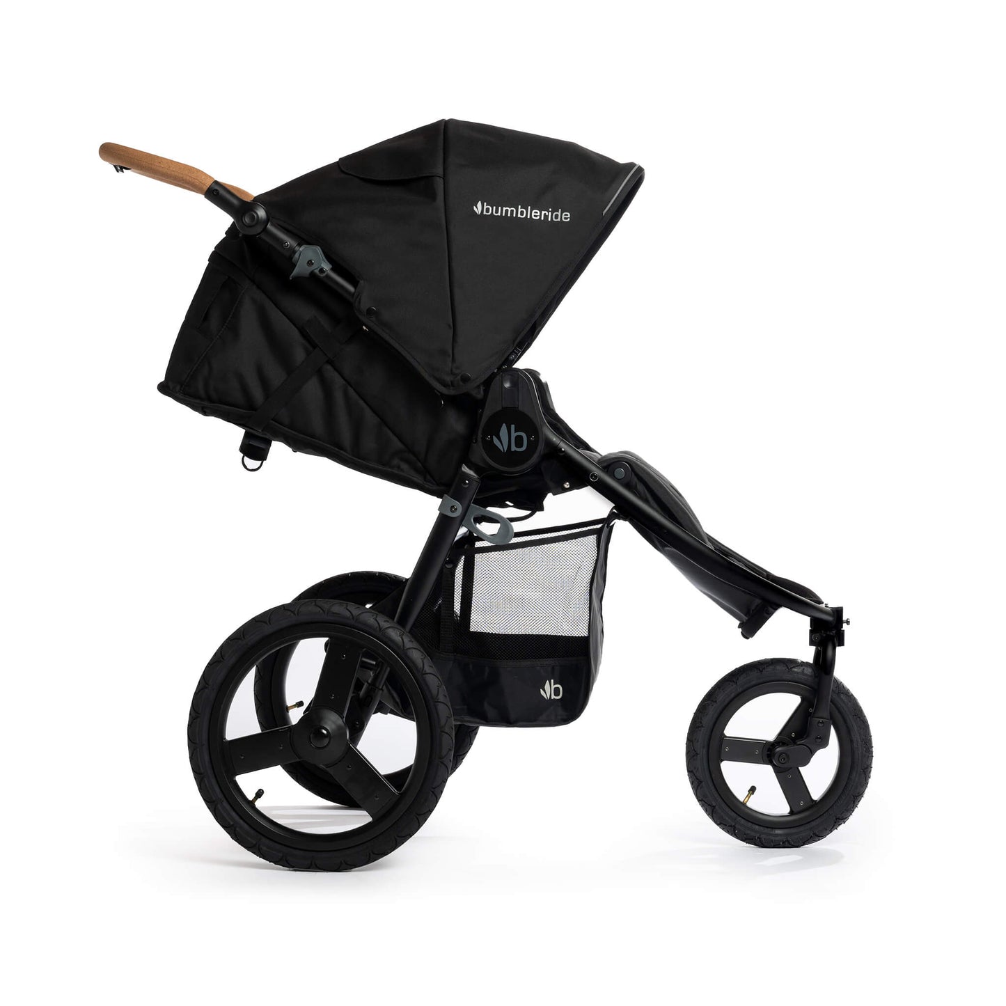 Bumbleride - Speed - Black - Profile View - Jogging Stroller - 2024 Collection