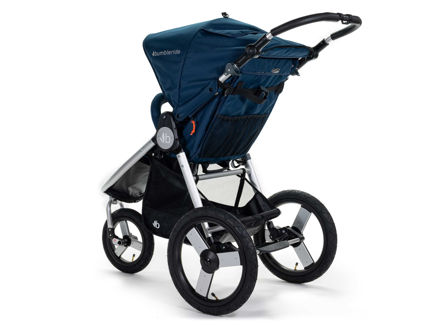 2020 Bumbleride Speed Jogging Stroller in Maritime Blue - Back