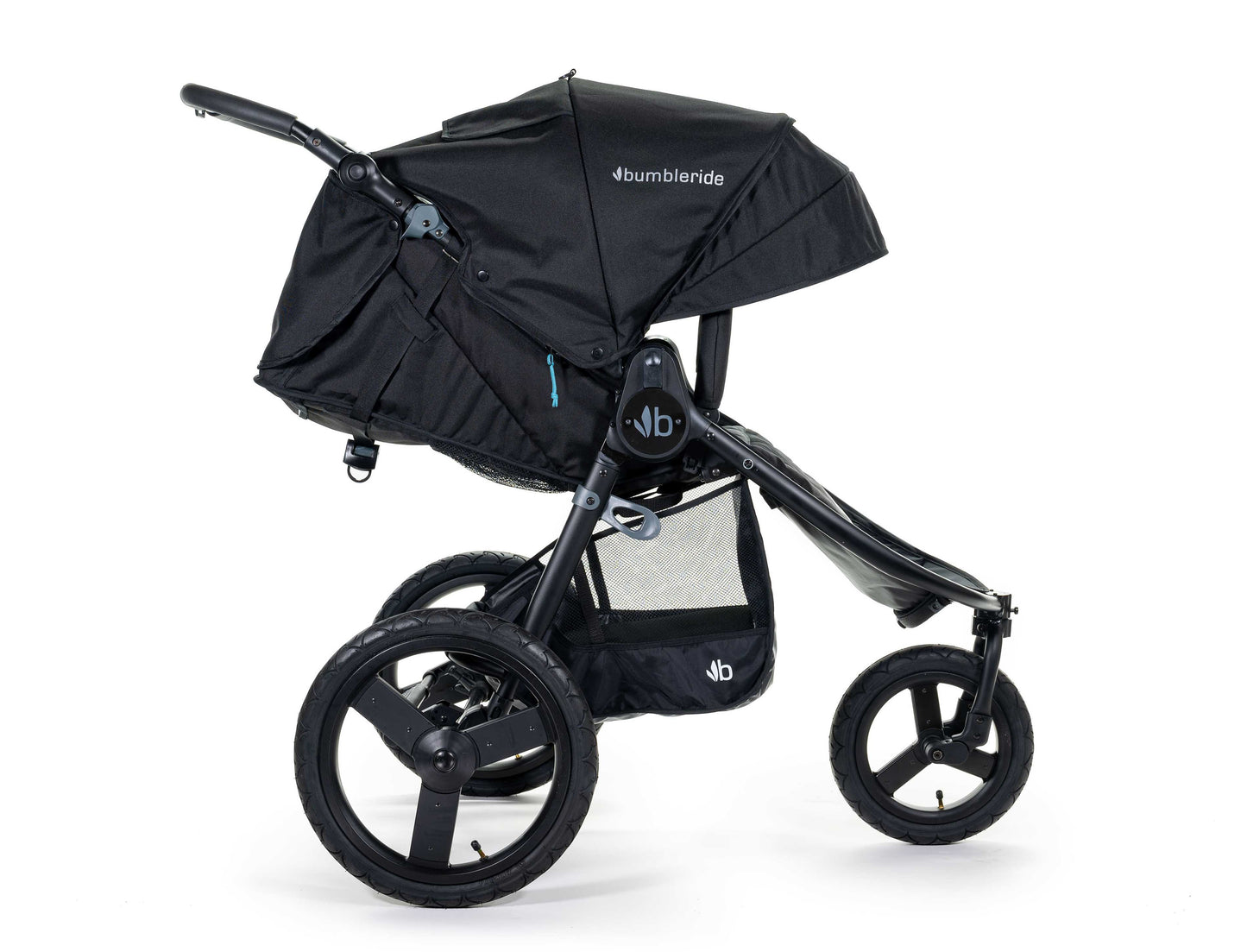 2020 Bumbleride Speed Jogging Stroller in Matte Black - Profile