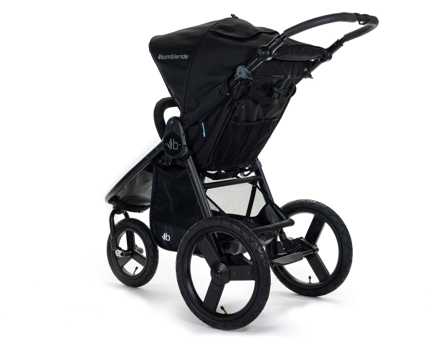 2020 Bumbleride Speed Jogging Stroller in Matte Black - Back