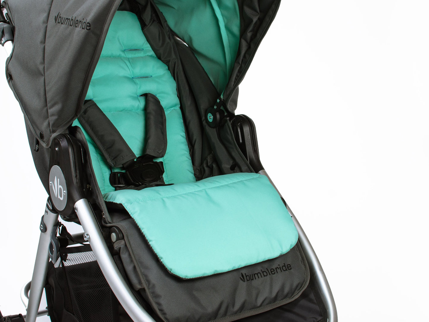 Bumbleride Reversible Seat Liner Zoom Dawn Grey Mint