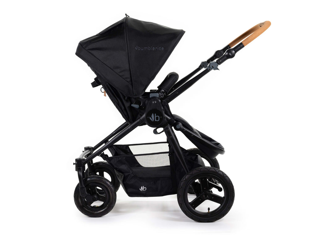 2020 Bumbleride Era City Stroller in Matte Black - Seat Reversed