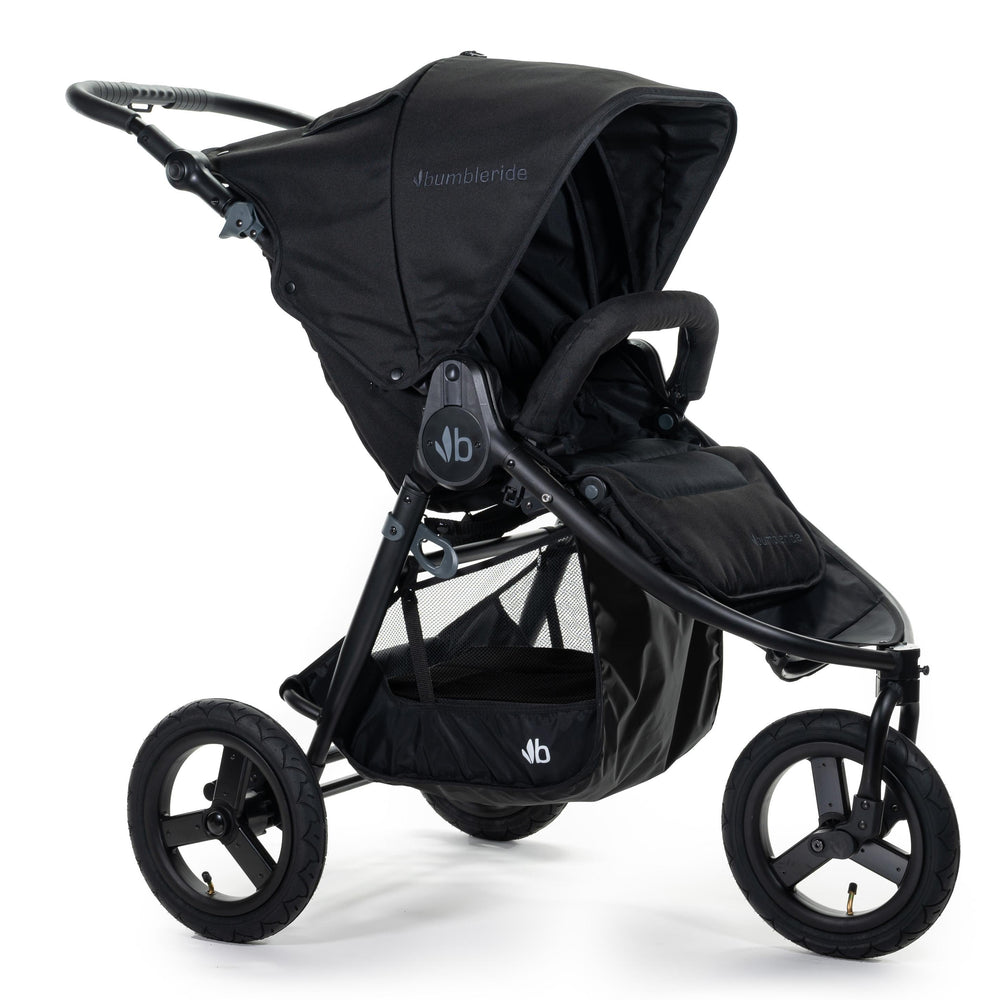 2020 Bumbleride Indie All Terrain Stroller in Matte Black - Front