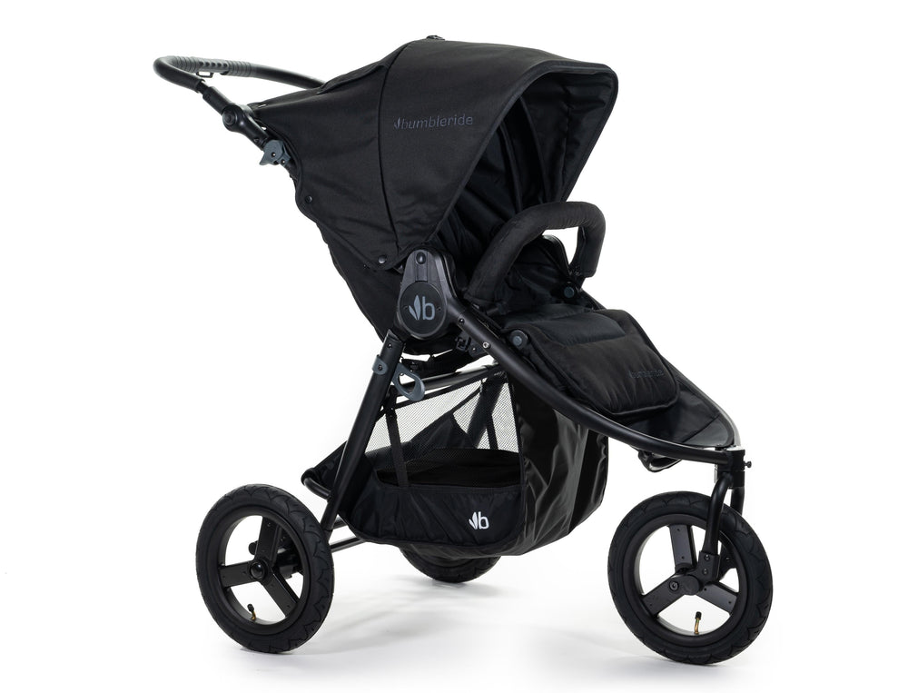 2020 Bumbleride Indie All Terrain Stroller in Matte Black - Front