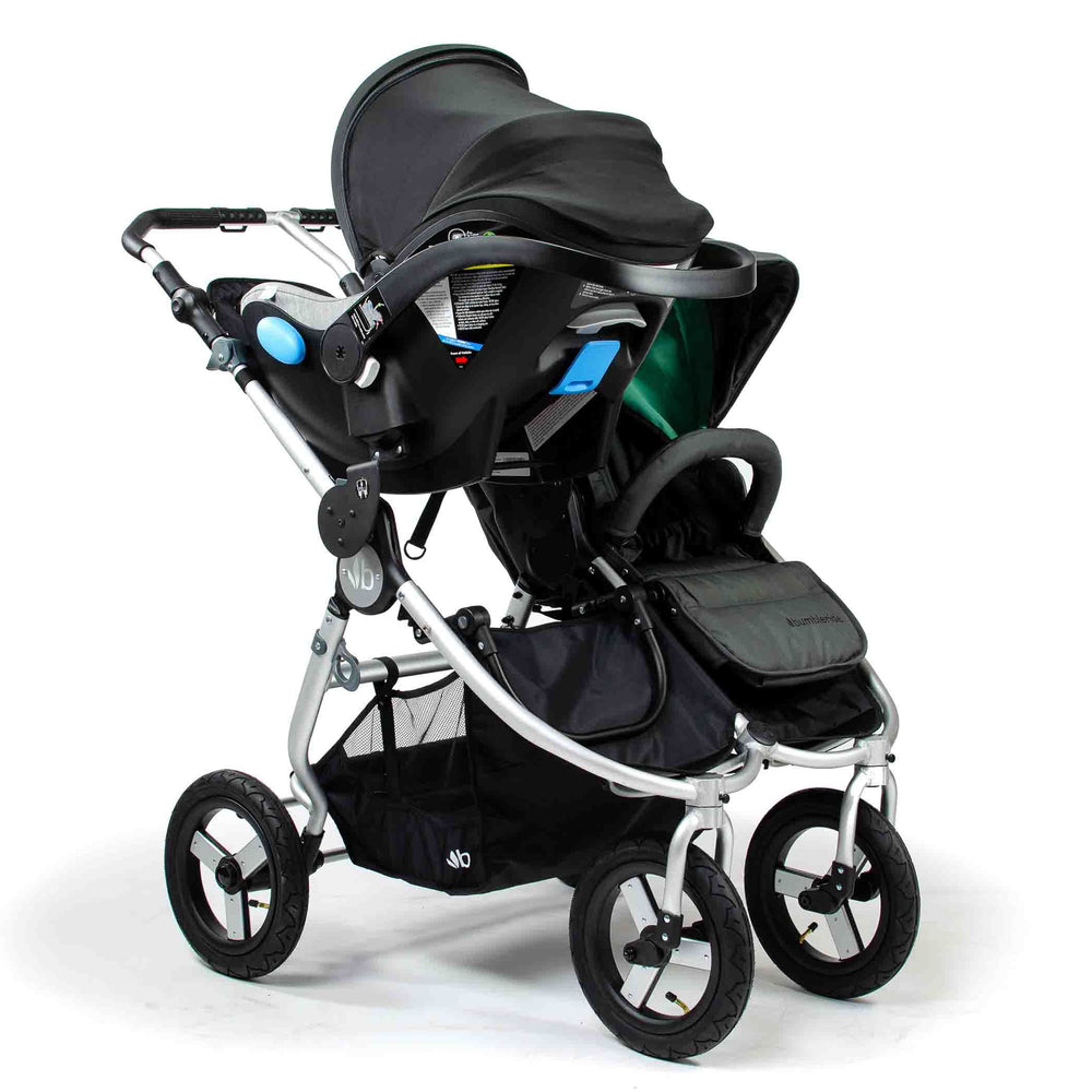 Single Clek Liing on Bumbleride Indie Twin Double Stroller No Fabric (Optional) - Single Adapter