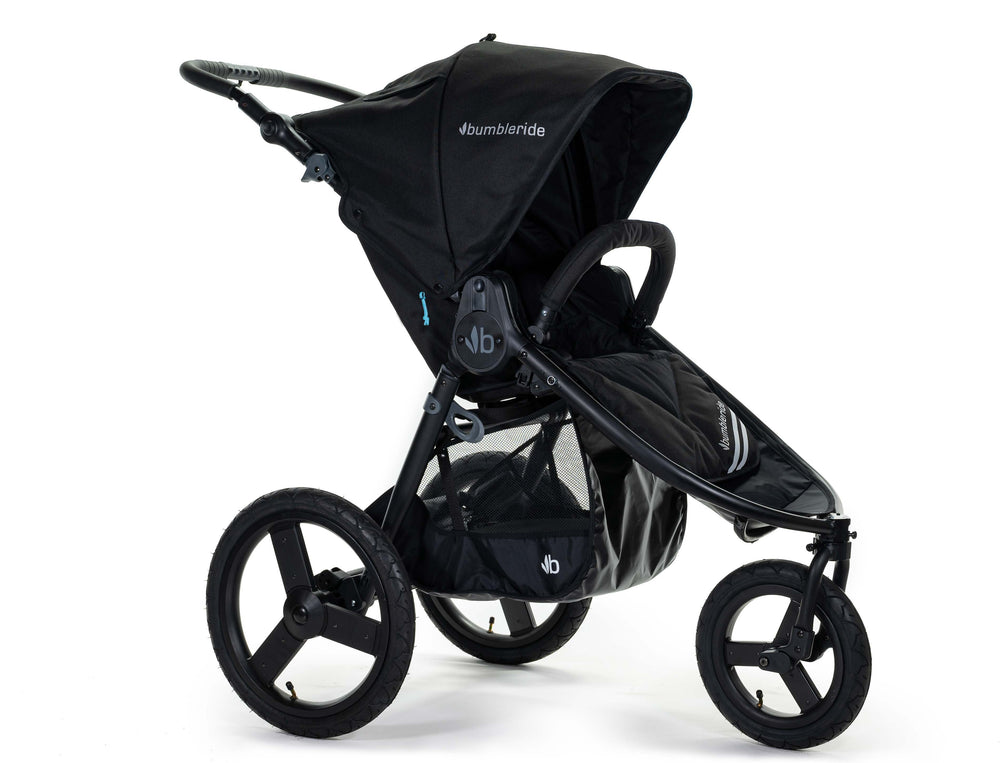 2020 Bumbleride Speed Jogging Stroller in Matte Black - Front