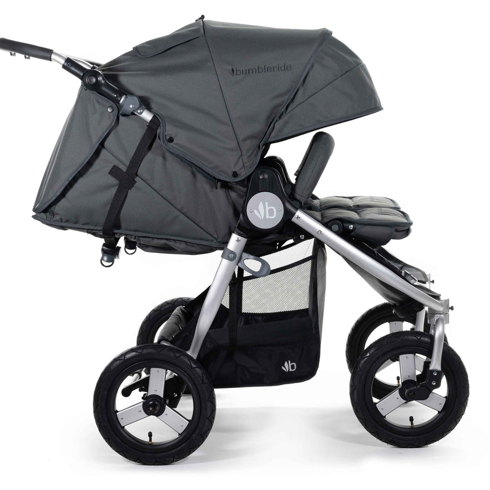 
                      
                        2020 Bumbleride Indie Twin Double Stroller in Dawn Grey - Profile
                      
                    