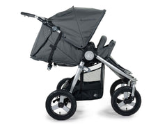 2020 Bumbleride Indie Twin Double Stroller in Dawn Grey - Infant Mode - Global
