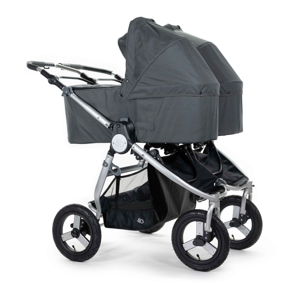 
                      
                        2020 Bumbleride Indie Twin Double Stroller with dual Indie Twin Bassinets in Dawn Grey Attached (fabric removal optional)- Global.
                      
                    